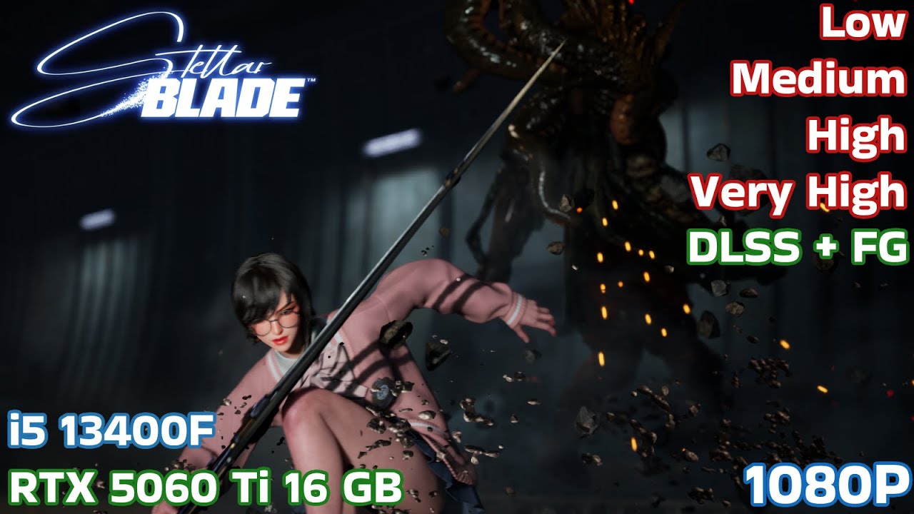 RTX 5060 Ti on Stellar Blade, testing all settings with DLSS 4.5!