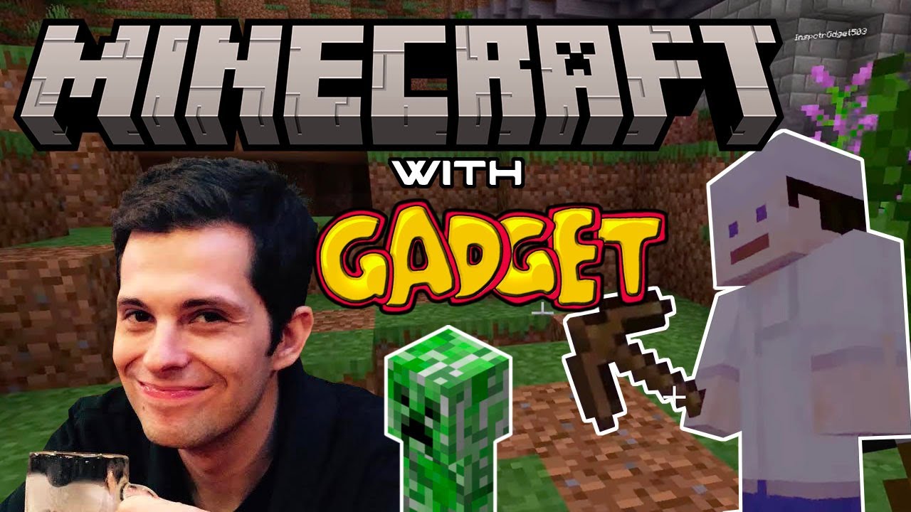 Minecraft with Gadget (Part 1) Mike Matei Live