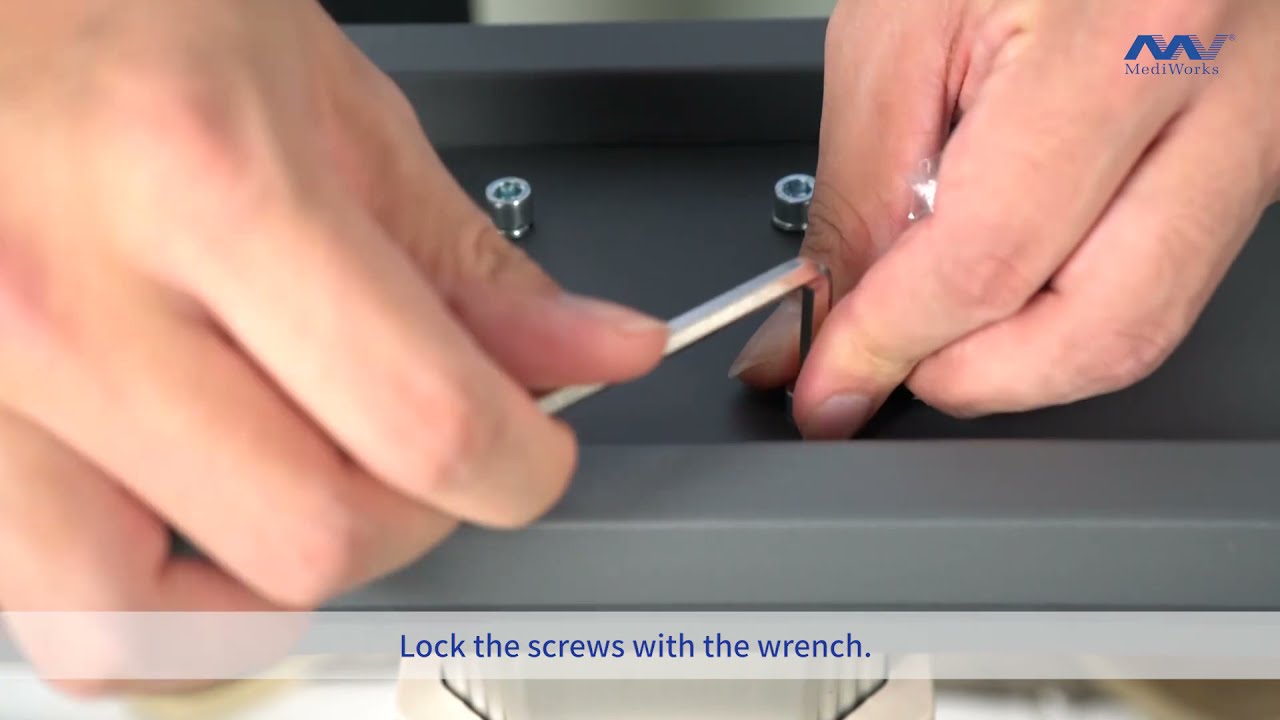 Installation video of MediWorks S390L(WDR) slit lamp with Dry Eye Module