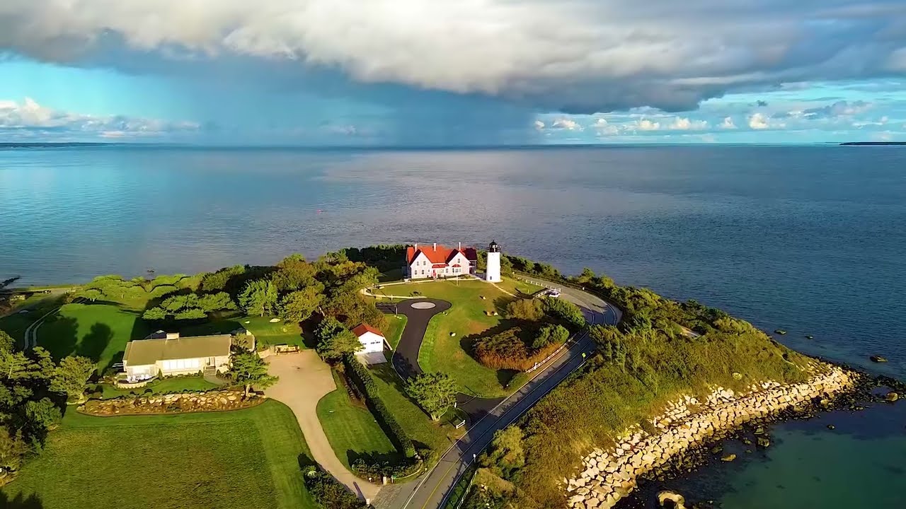 Drone Footage of a Cape Cod Lighthouse in Stunning HD