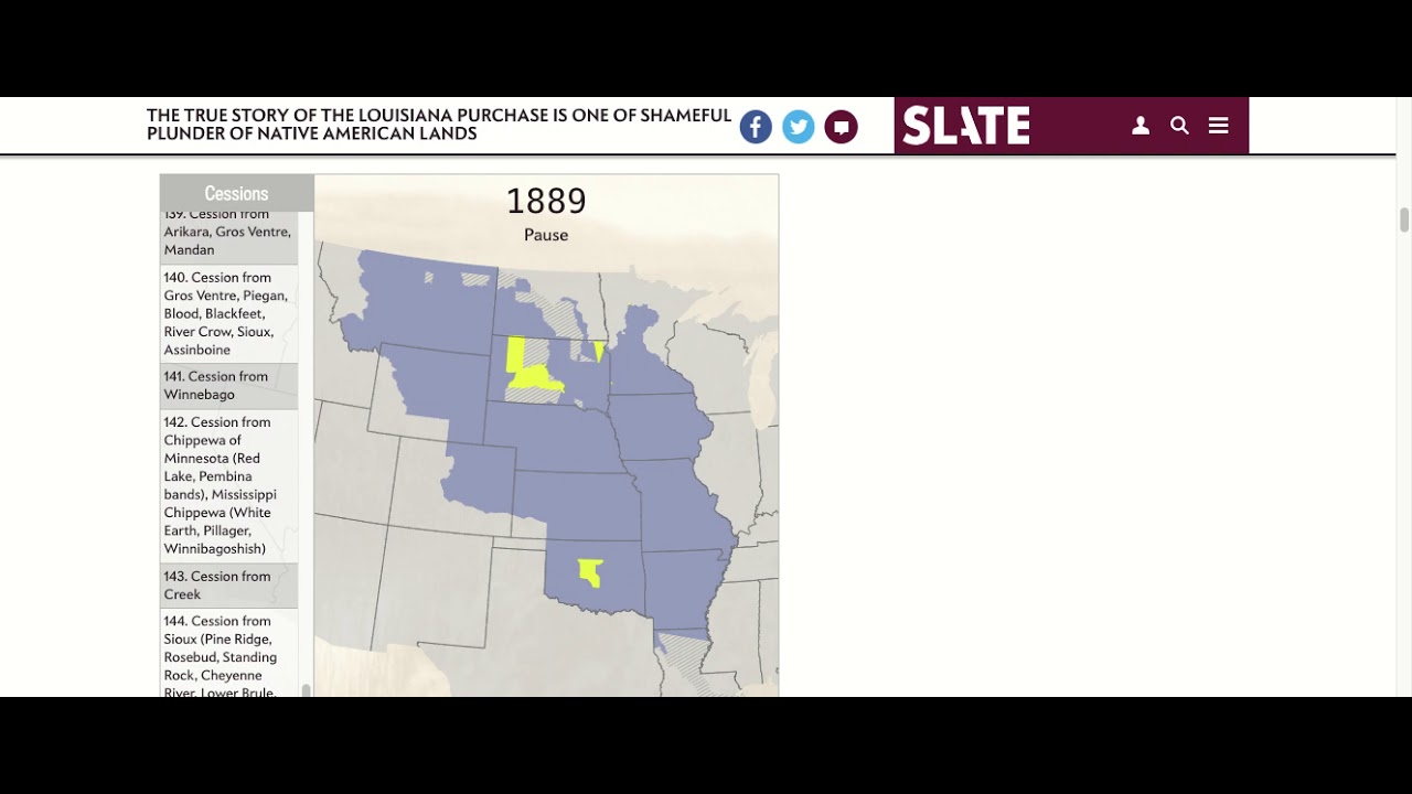 Animated Map of Louisiana Territory