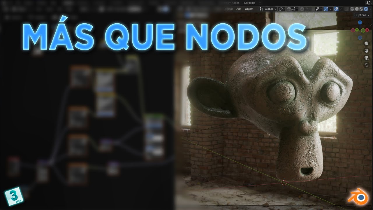 Estás usando mal el Shader Editor en Blender | 3ds Max to Blender Parte 9