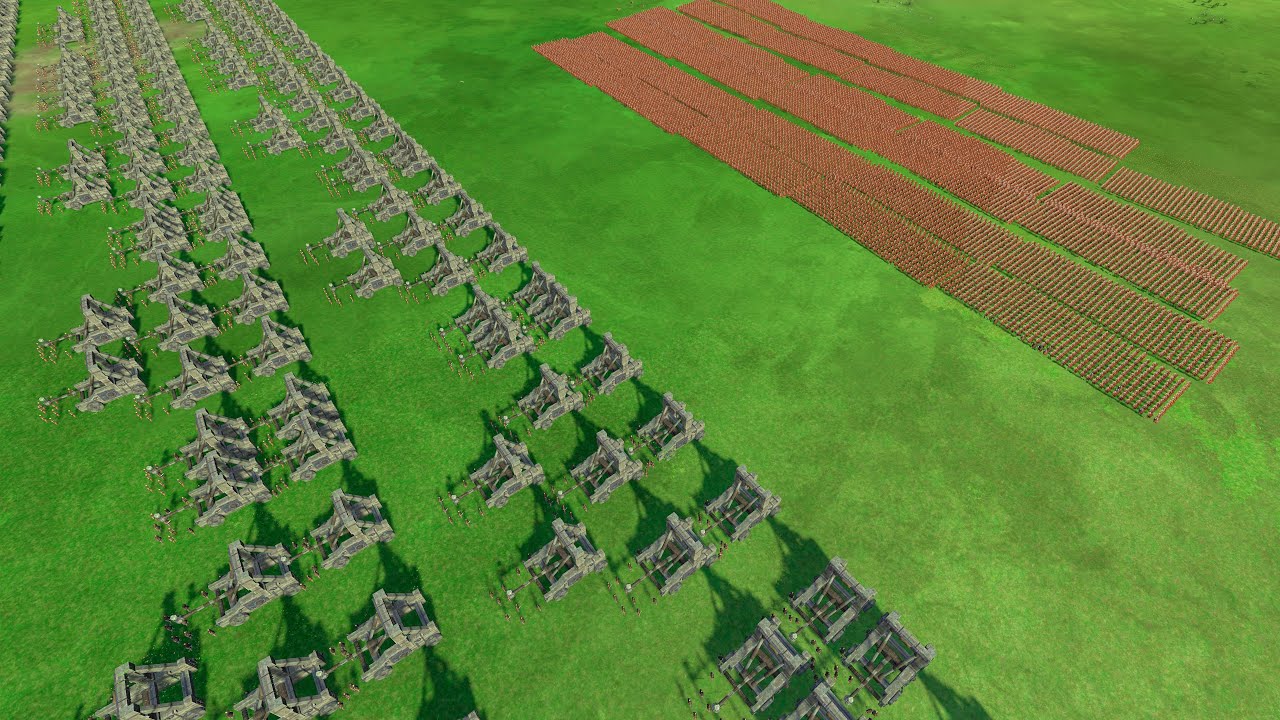 19.000 PRAETORIAN GUARDS vs 500 HEAVY CATAPULTS - Total War ROME 2