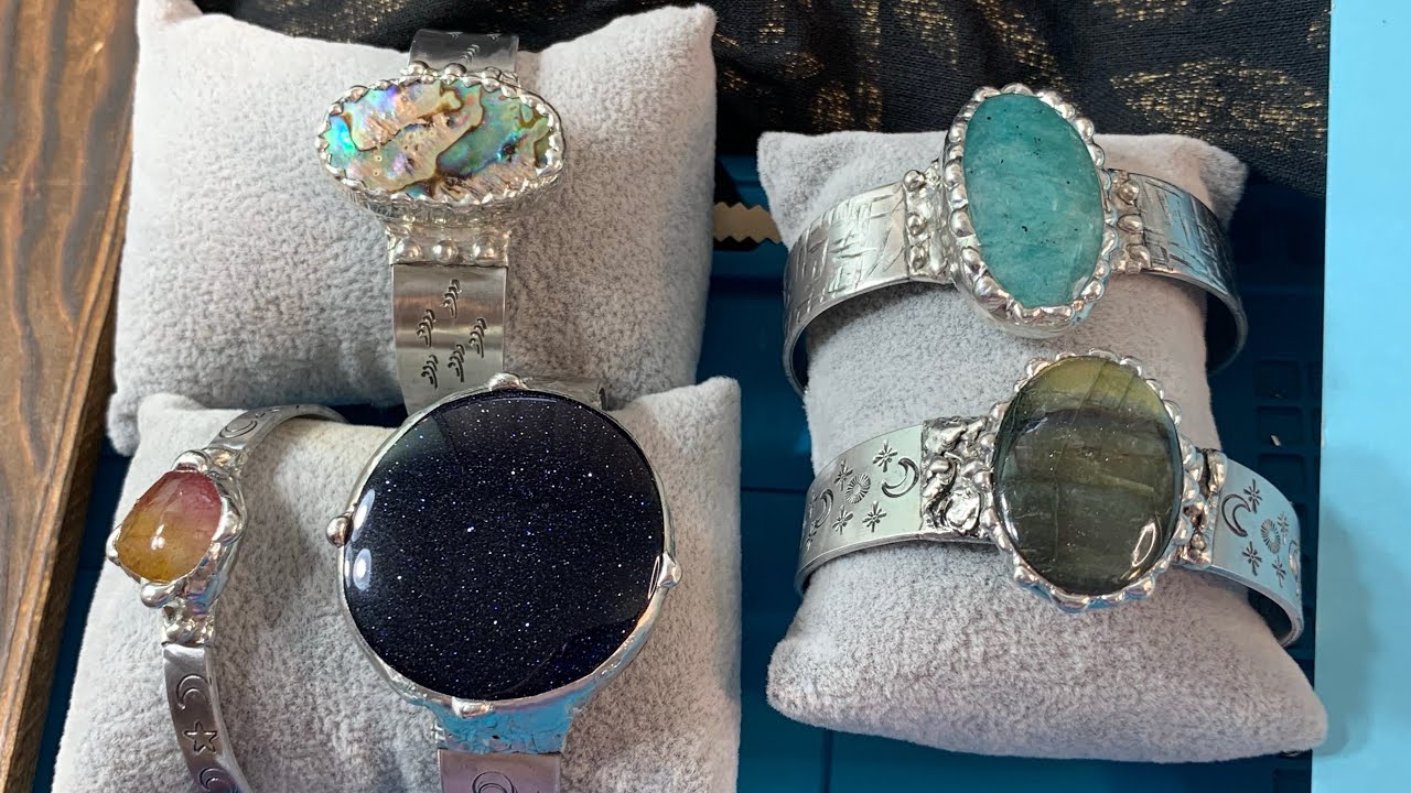 Soft Soldered Adjustable Aluminum Bracelets