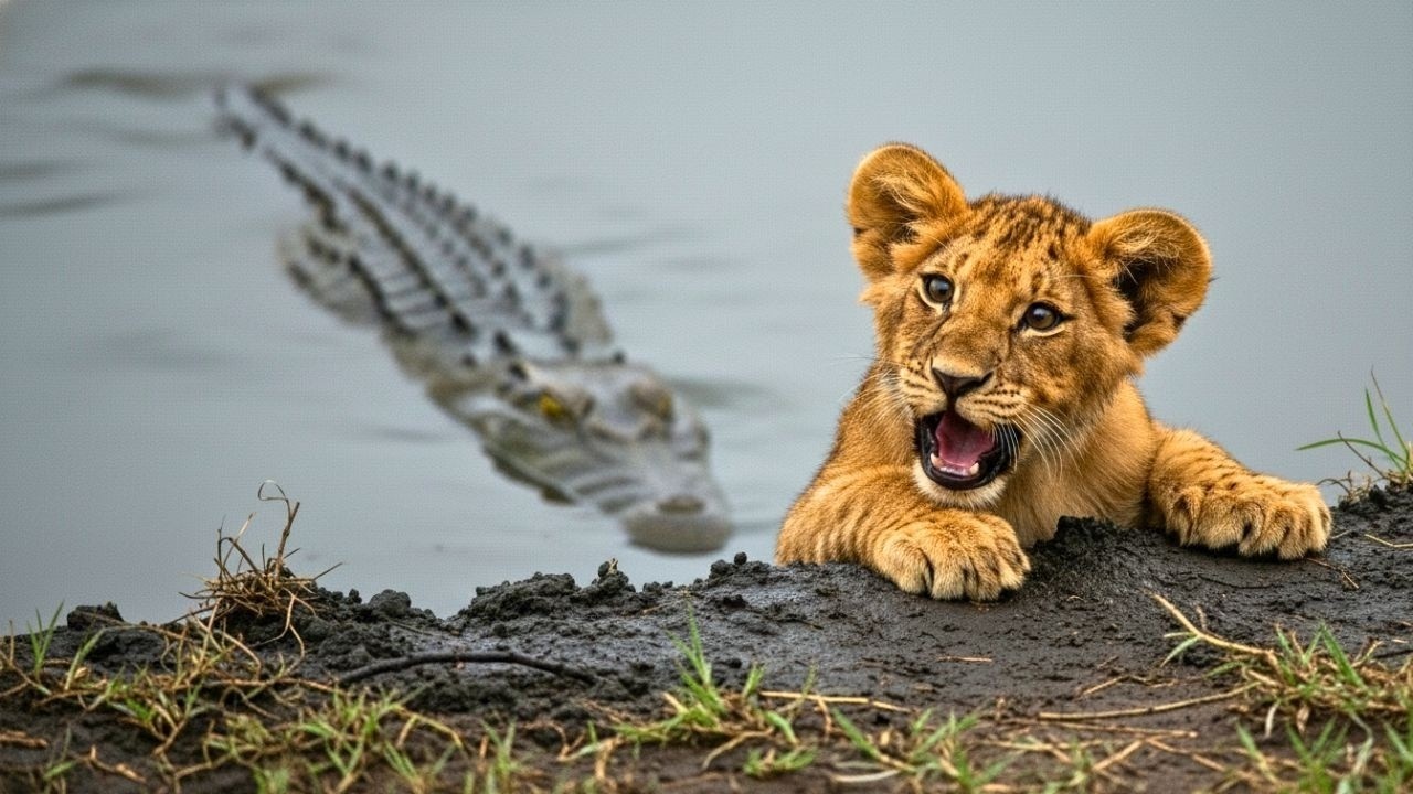 A Desperate Lion Cub Cries for Help, You Won&rsquo;t Believe Who Came to Its Rescue.