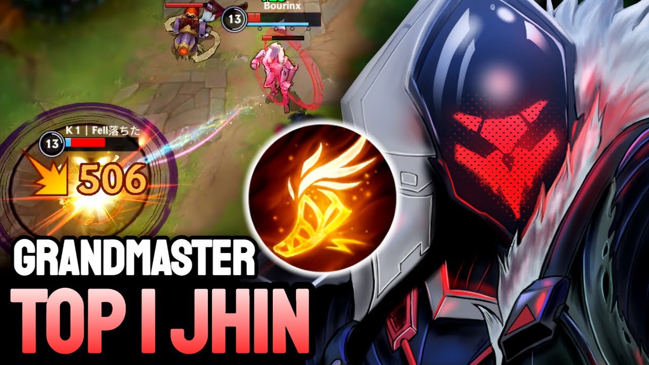 WILD RIFT JHIN - TOP 1 JHIN GAMEPLAY - GRANDMASTER RANKED