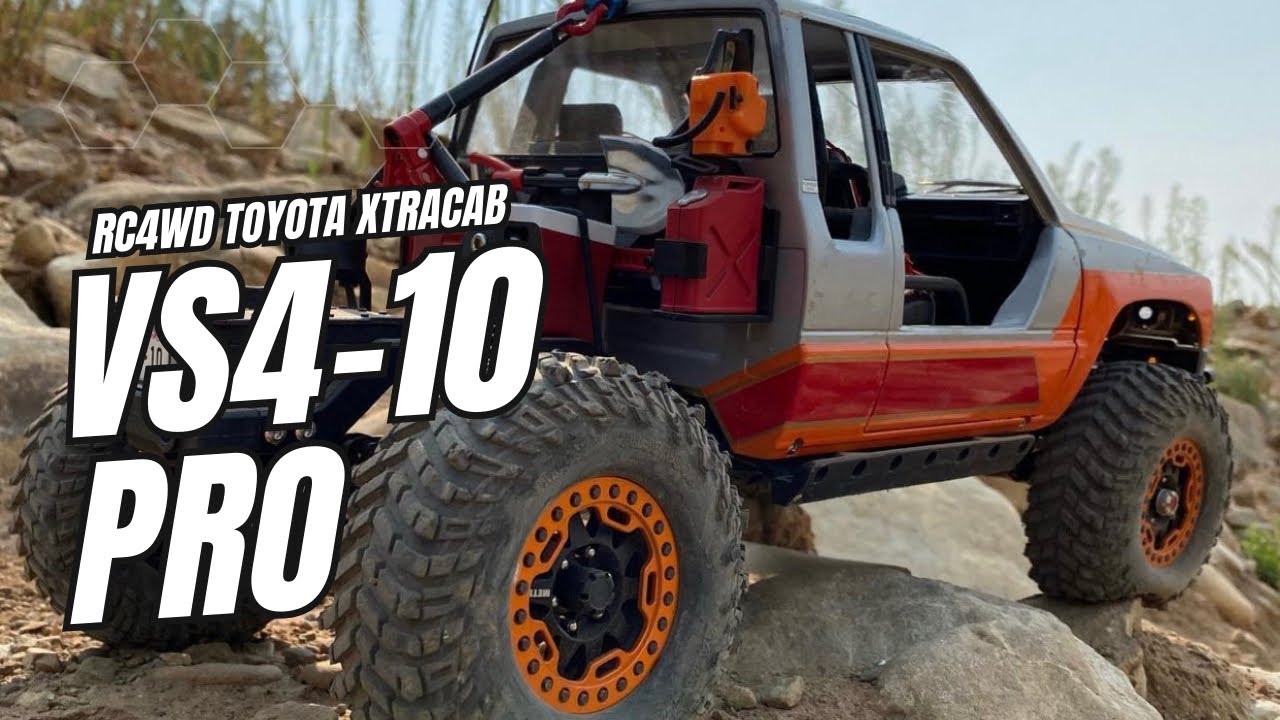 How did I mount a RC4WD Toyota Xtra Cab on a VS410 Pro?