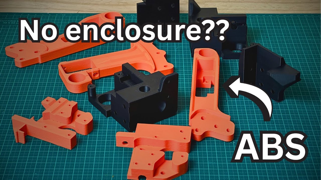 How to Print ABS WITHOUT an Enclosure (It's actually easy)