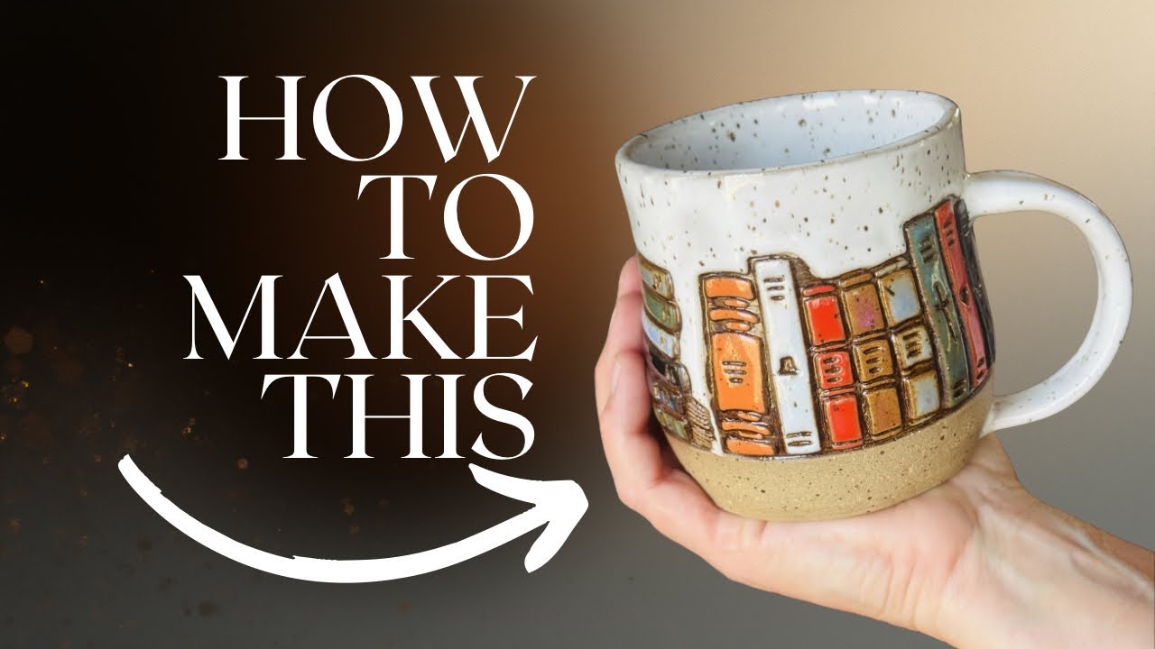 How to Make a Hand Built Coffee Mug ( No Pottery Wheel Needed!)￼