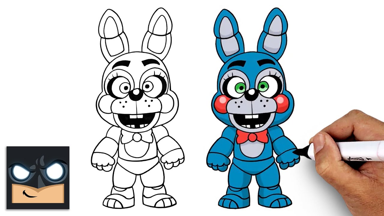 How To Draw Toy Bonnie | Five Nights at Freddy's