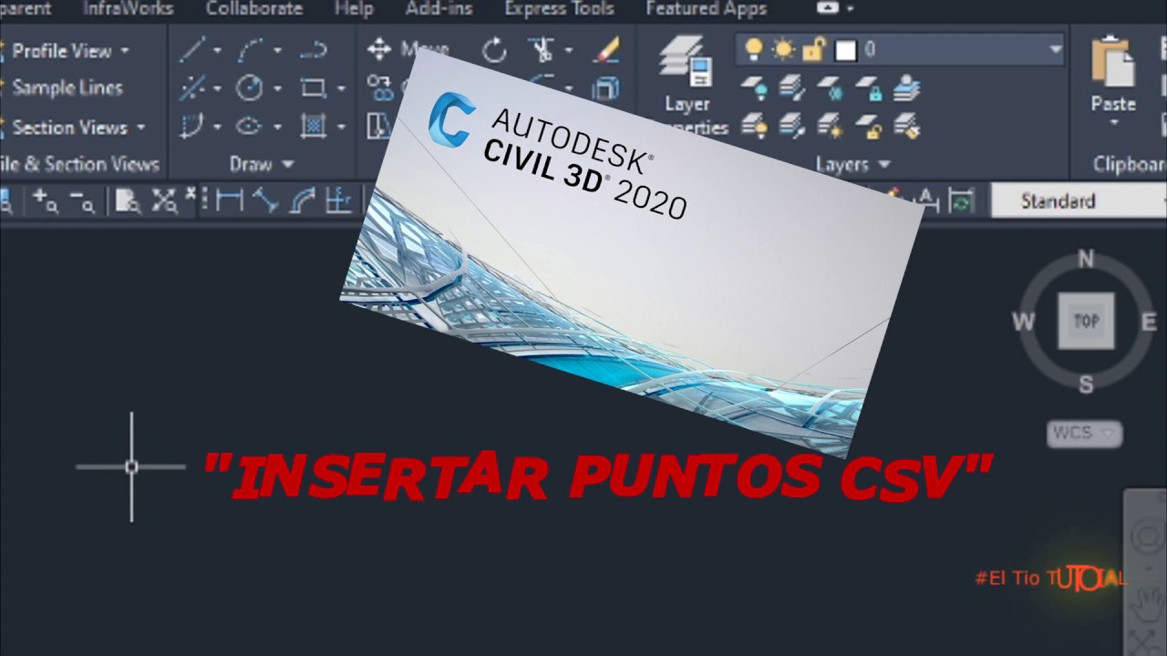 CURSO COMO* INSERTAR PUNTOS CSV EN AUTOCAD CIVIL 3D ACTUALIZADO - FACIL*-RAPIDO*