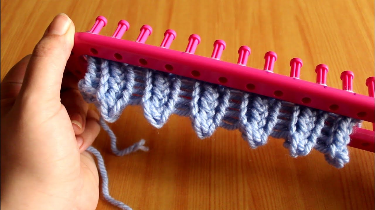 Knitting loom #8 : step by step for beginners #knitting #crochet
