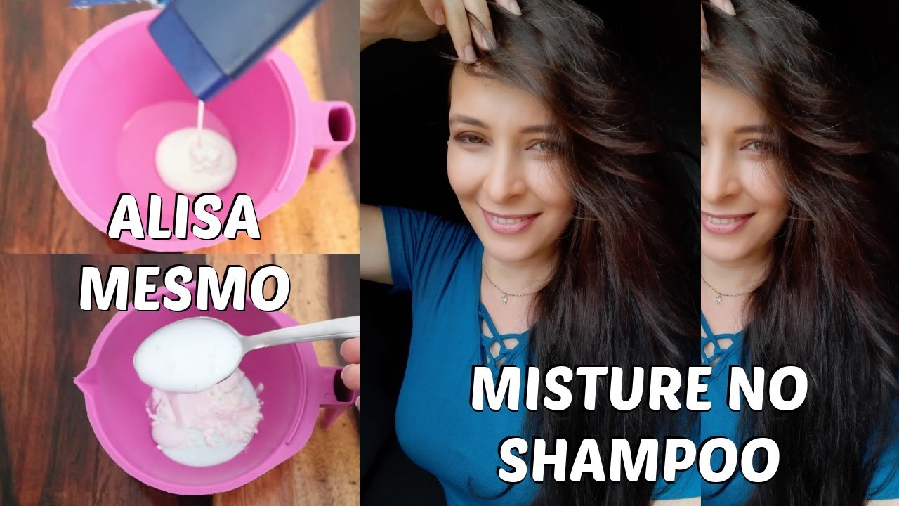 ALISA QUALQUER CABELO Jogue isso no seu xampu MUITO BRILHO Zero Frizz