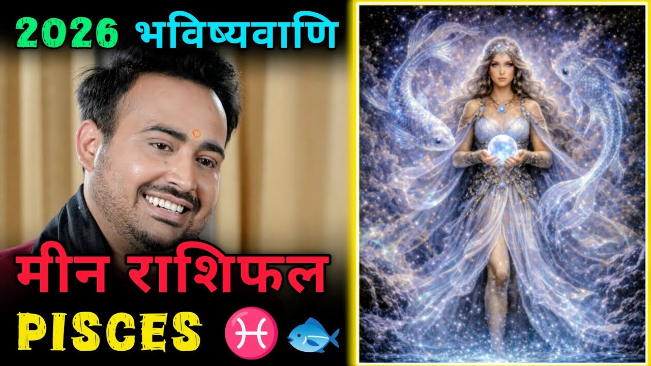 Pisces ♓🐟: मीन राशिफल 2026 Prediction Through Vedic Jyotish – Explained by Arun Pandit 