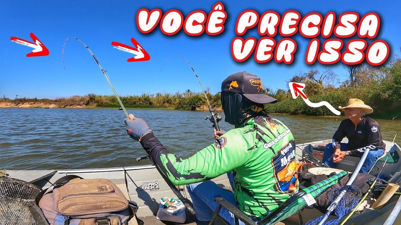 QUASE INFARTEI! Esse esquema MORTAL pegando PIAPARA e CURIMBA sem parar | Pescaria no Rio Mogi