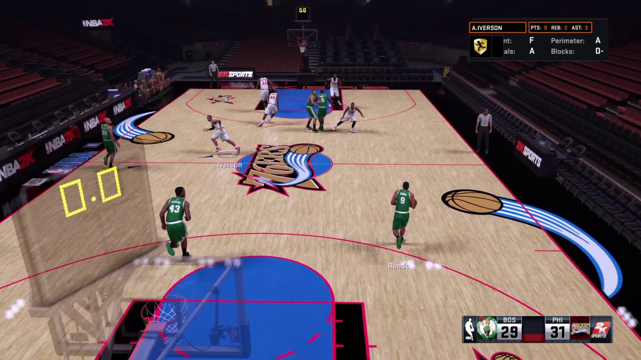 NBA 2K16 76ers vs Celtics Scrimmage battle