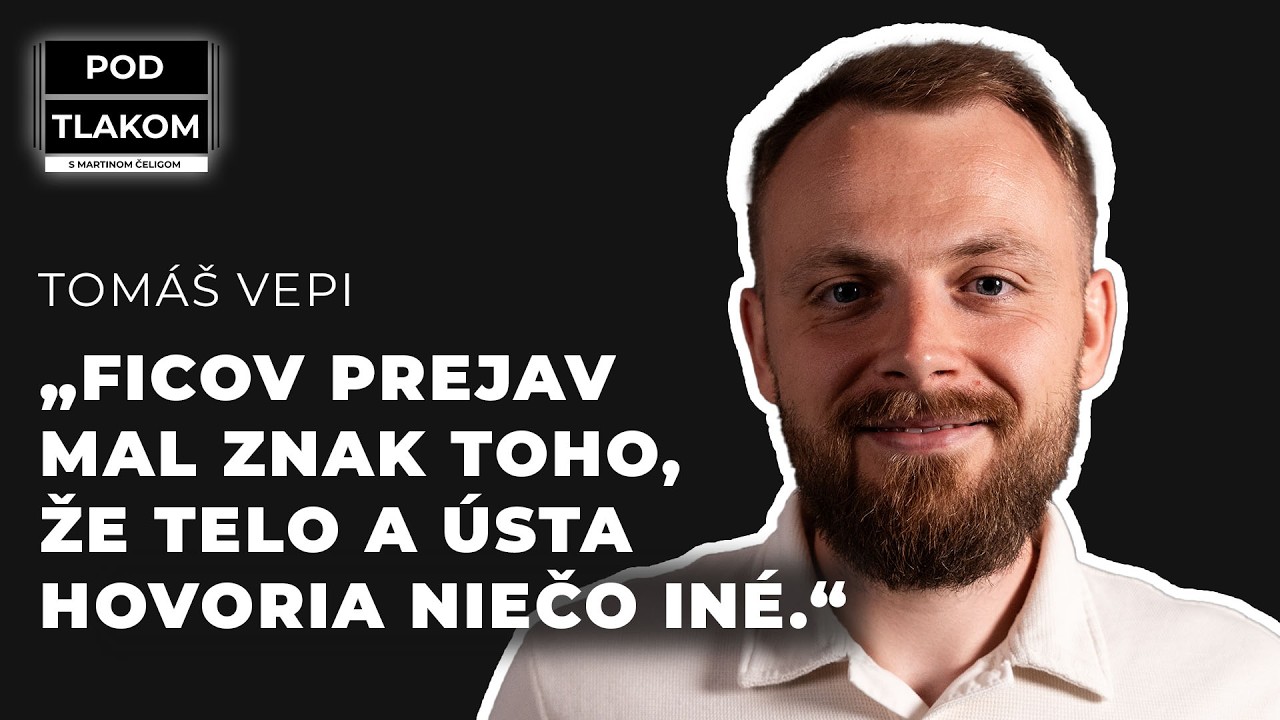 Tomáš Vepi: Reč tela sa vieš naučiť. Človek sa otvorí, keď dostane nepríjemnú otázku