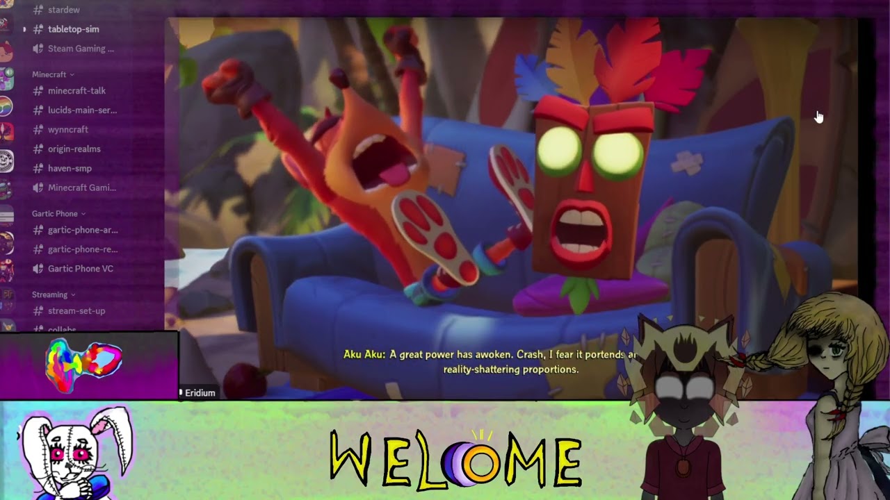 Lets Watch: eridium_crash Plays Crash Bandicoot !!