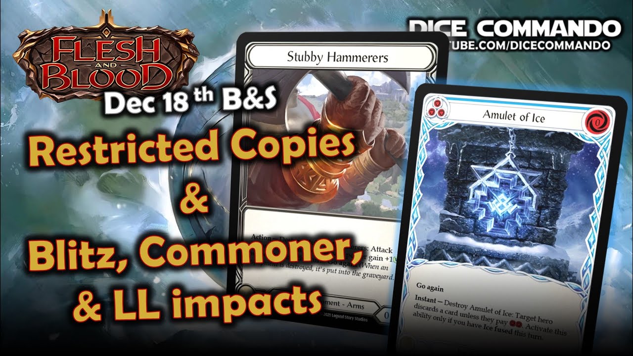 December 18th Banned and Restricted Changes | Flesh and Blood TCG | Go Again! Ep440