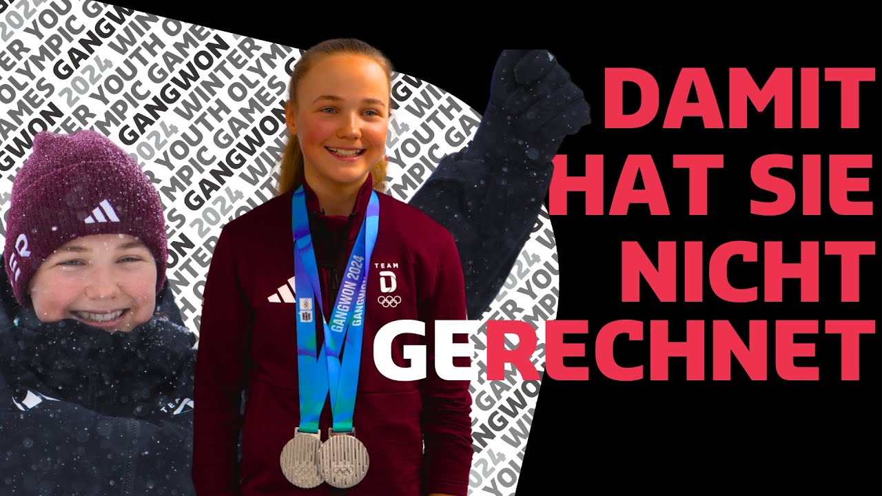 Marie Keudel mit dem Medaillen-Doppel bei den Winter Youth Olympic Games // Interview