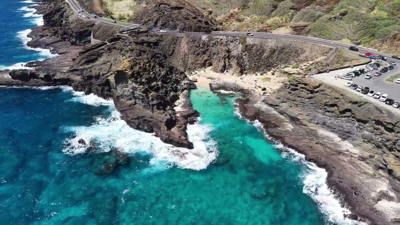 Halona Blowhole lookout Oahu Hawaii 