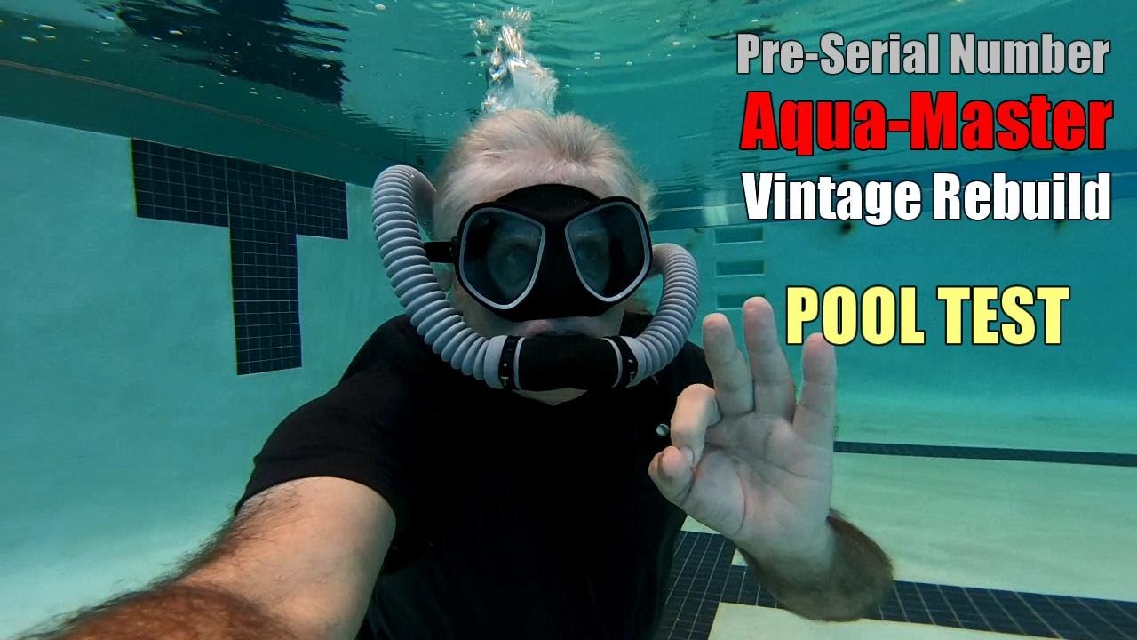 US Divers Aqua Lung DA Aqua-Master & CALYPSO rebuilds (pool test)