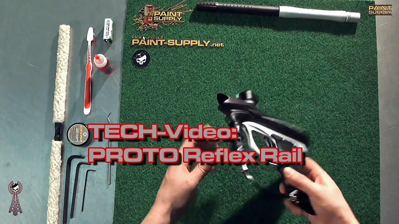 Zerlegen und reparieren Paintball Markierer Proto Reflex Rail deutsch