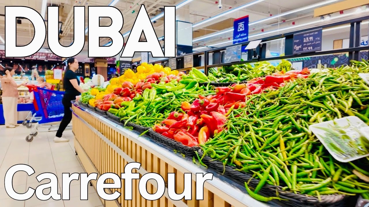 Dubai Carrefour Hypermarket Tour |4K| Dubai Carrefour & Mall Of the Emirates Walking Tour 🇦🇪 