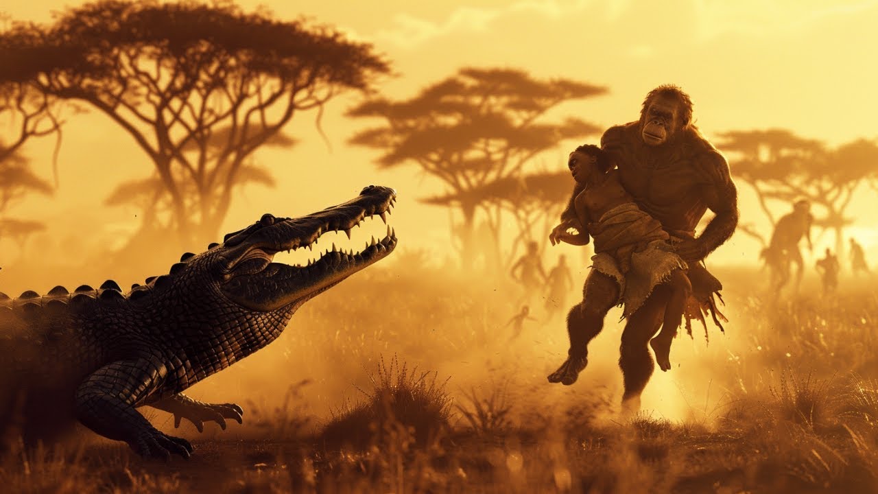 Life 4.7 Million Years Ago | A Prehistoric Day of Survival for a Family!