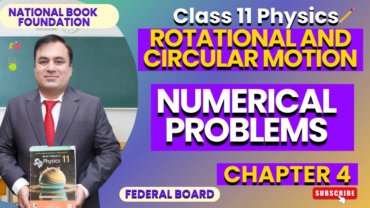 Numerical Problems | Physics 11 Chapter 4: Rotational and Circular Motion | NBF