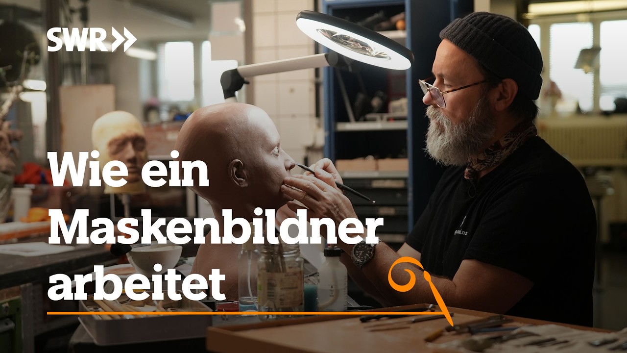 Wie ein Maskenbildner arbeitet | SWR Handwerkskunst