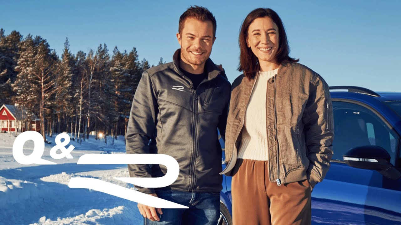 Benny Leuchter interviews Sibel Kekilli at top speed on a frozen lake | Q&R #4 | Volkswagen R