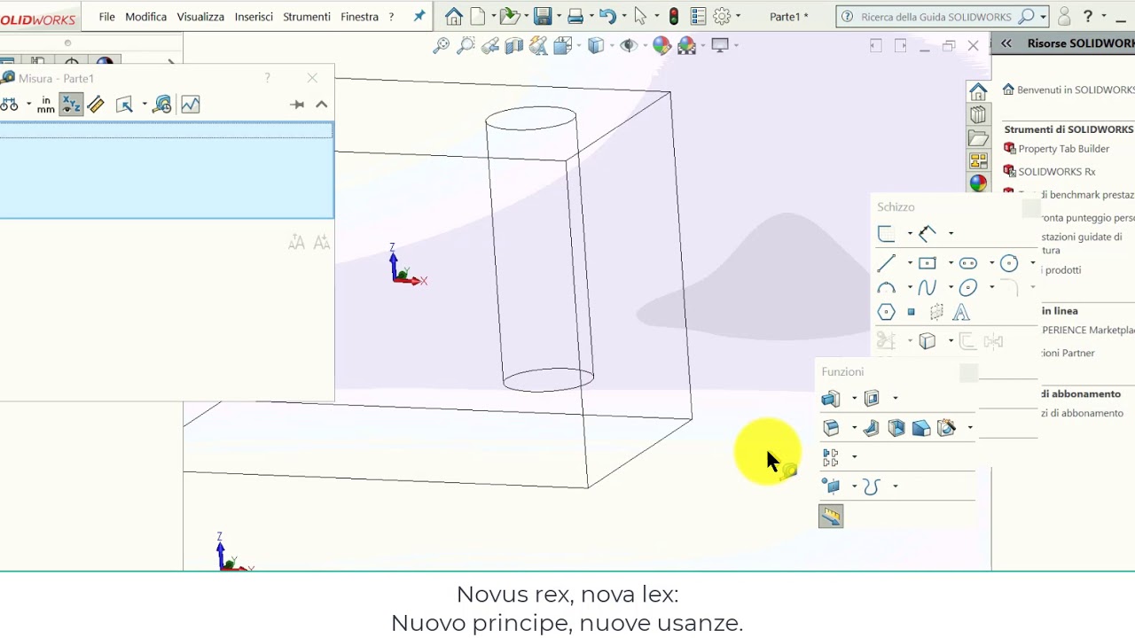 #SolidWorks 51: lezione SolidWorks per chi inizia da zero.