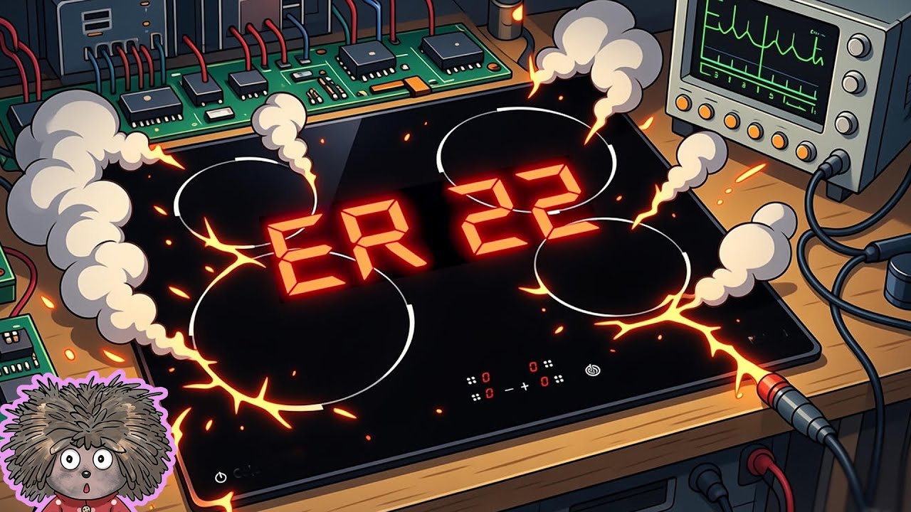 Секрет ошибки error 22 на индукционной или варочной поверхностях!