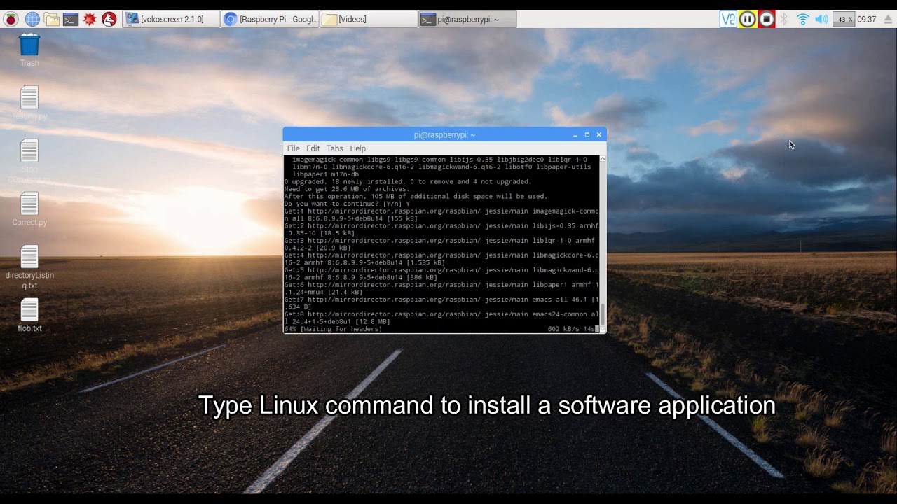 EMC 311 Group M10 Demonstration Video of Raspberry Pi