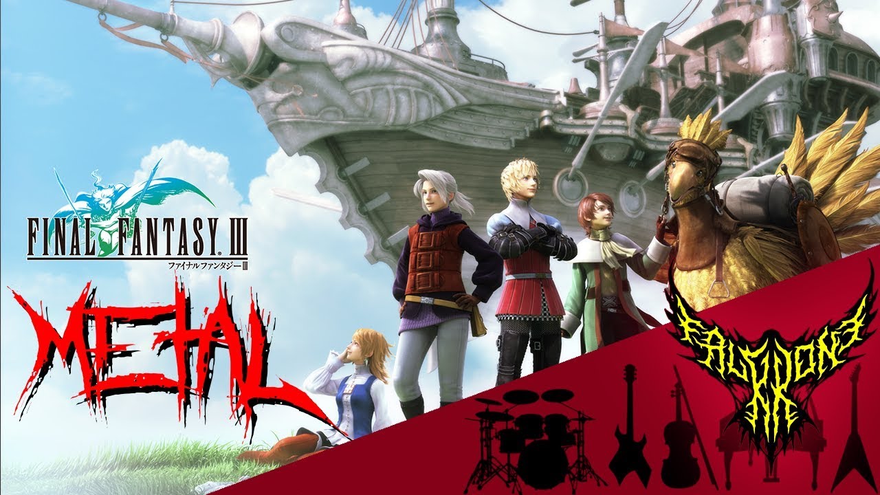 Final Fantasy III - Battle 1 【Intense Symphonic Metal Cover】