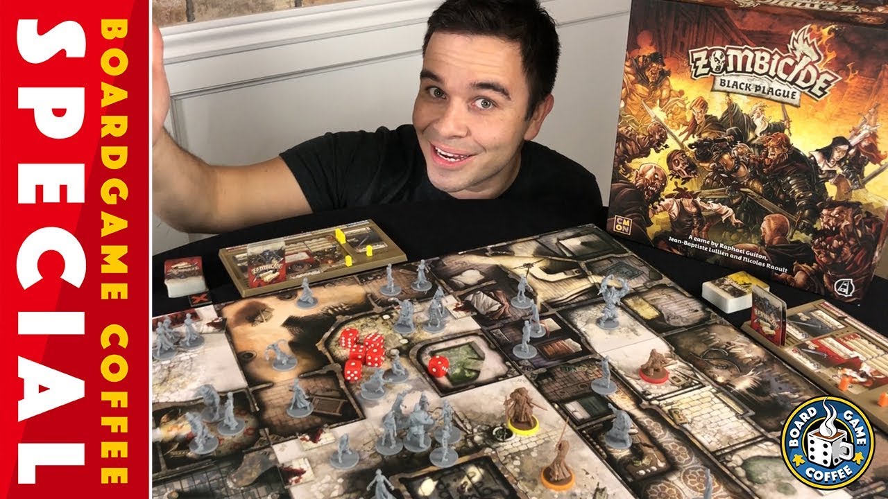 House Rules:  Zombicide Black Plague with Board Game Coffee