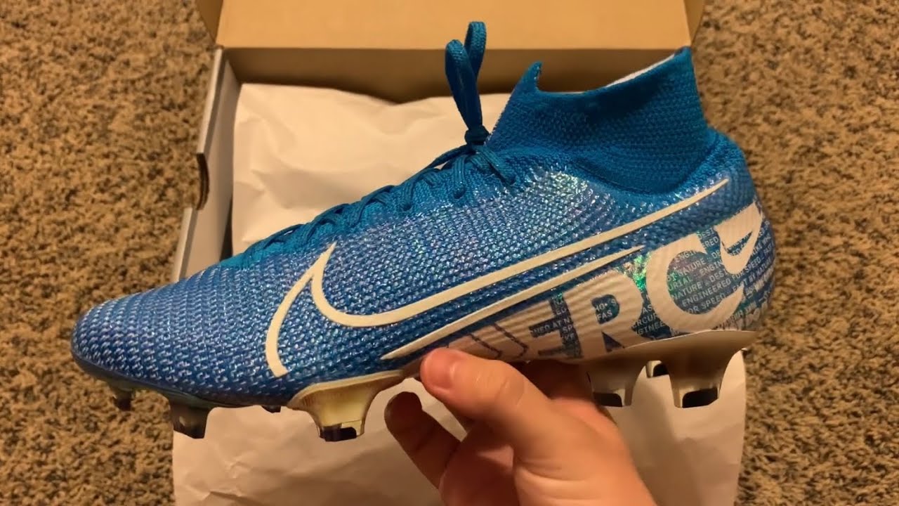 Nike Mercurial Superfly 7 Elite (Blue Hero/White-Volt-Obsidian) Unboxing