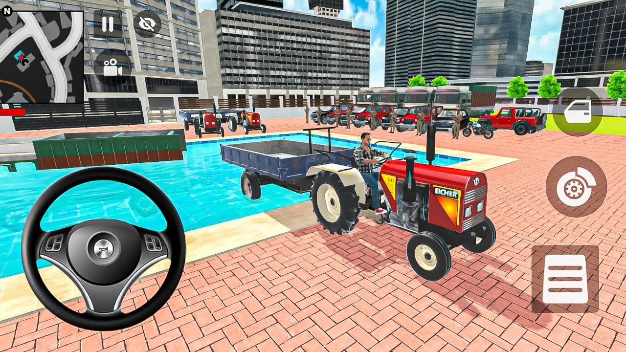 😤Modified monster tractor 🚜 Gangster Life in Indian Streets😭 | Open WorldGame game for android🚦#23