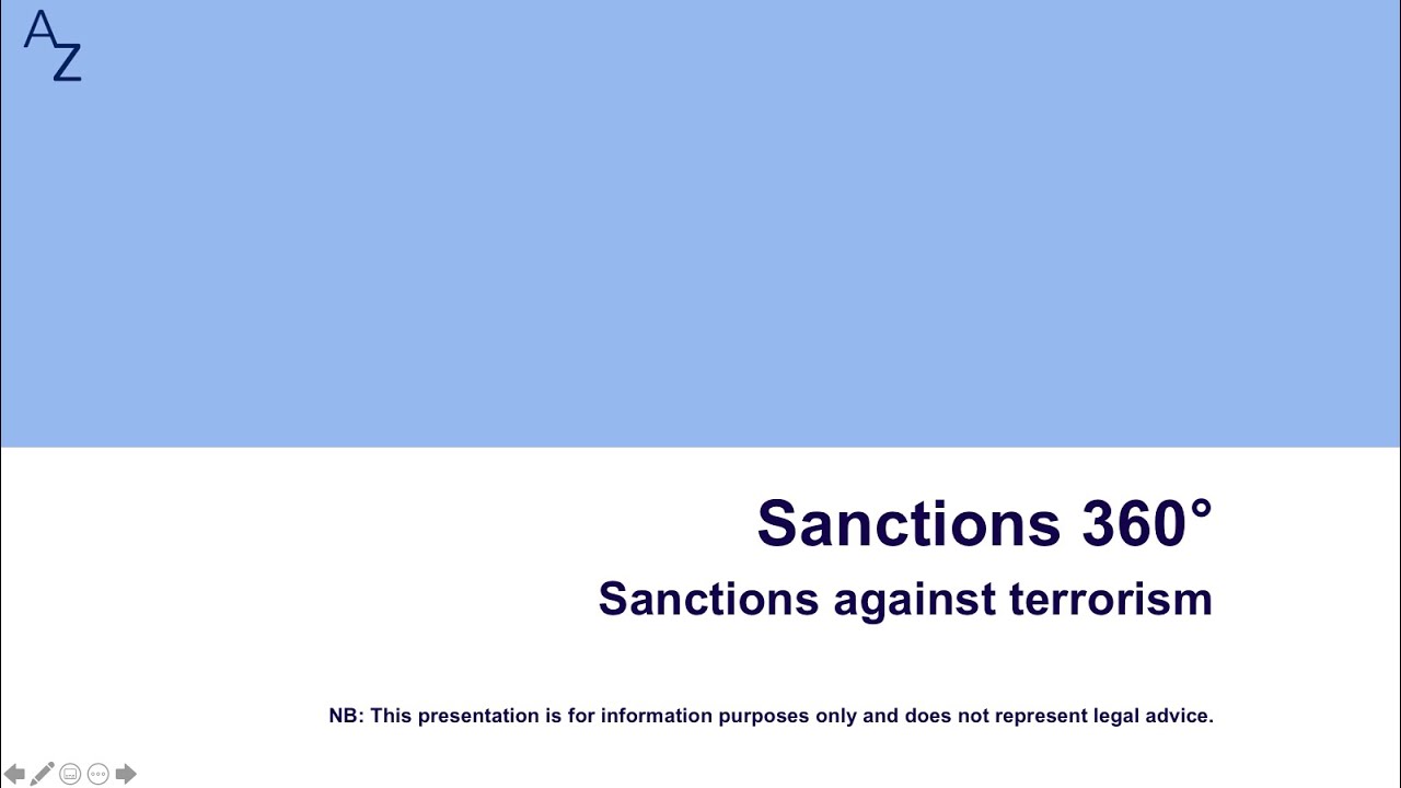 Sanctions 360: Overview of sanctions against terrorism