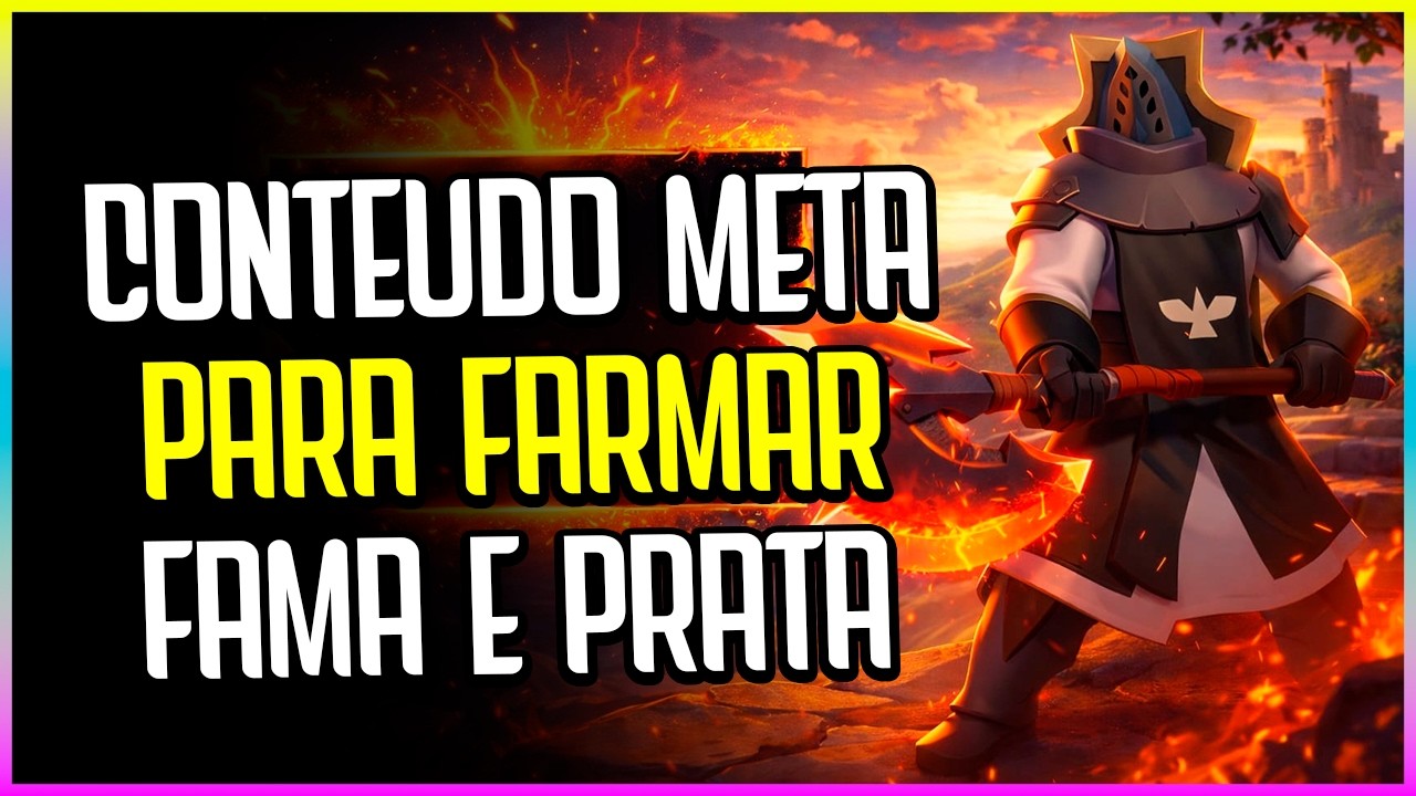 UPANDO CONTA DO ZERO NO ALBION ONLINE EM 2026 #03!! CONTEUDO META PARA FARMAR PRATA E FAMA