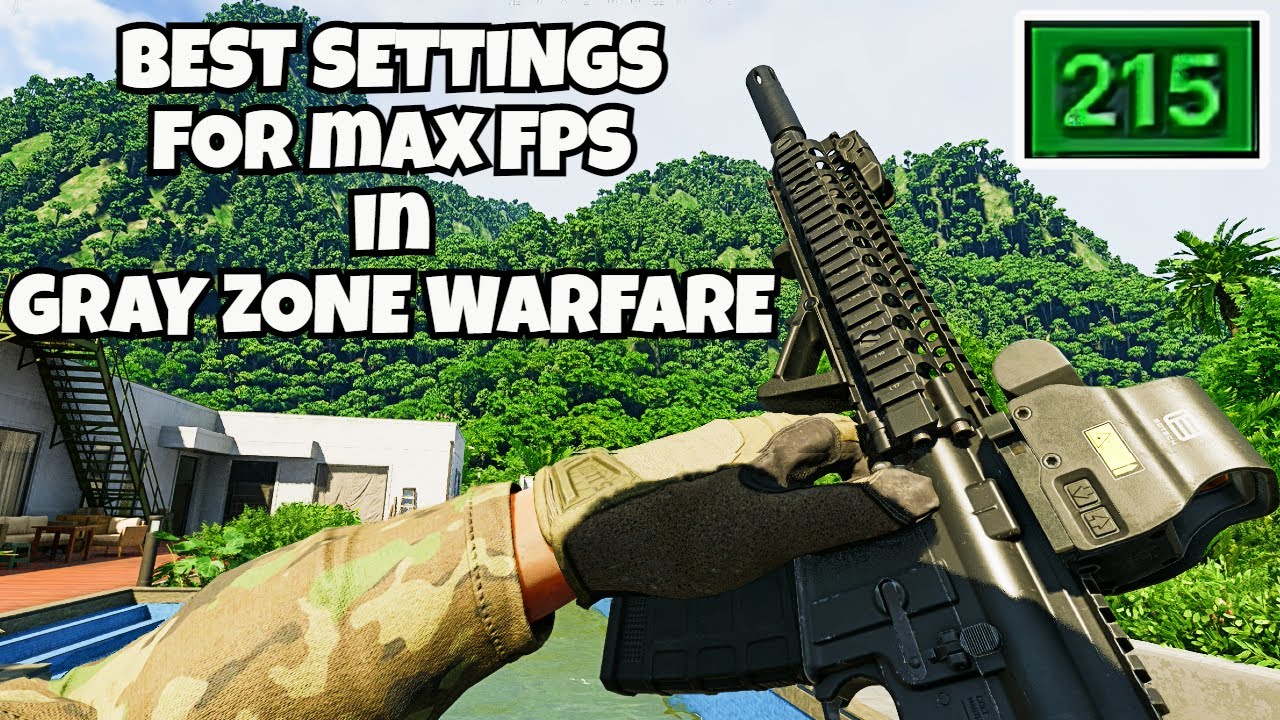 Change these settings NOW! Gray zone warfare FPS Guide!