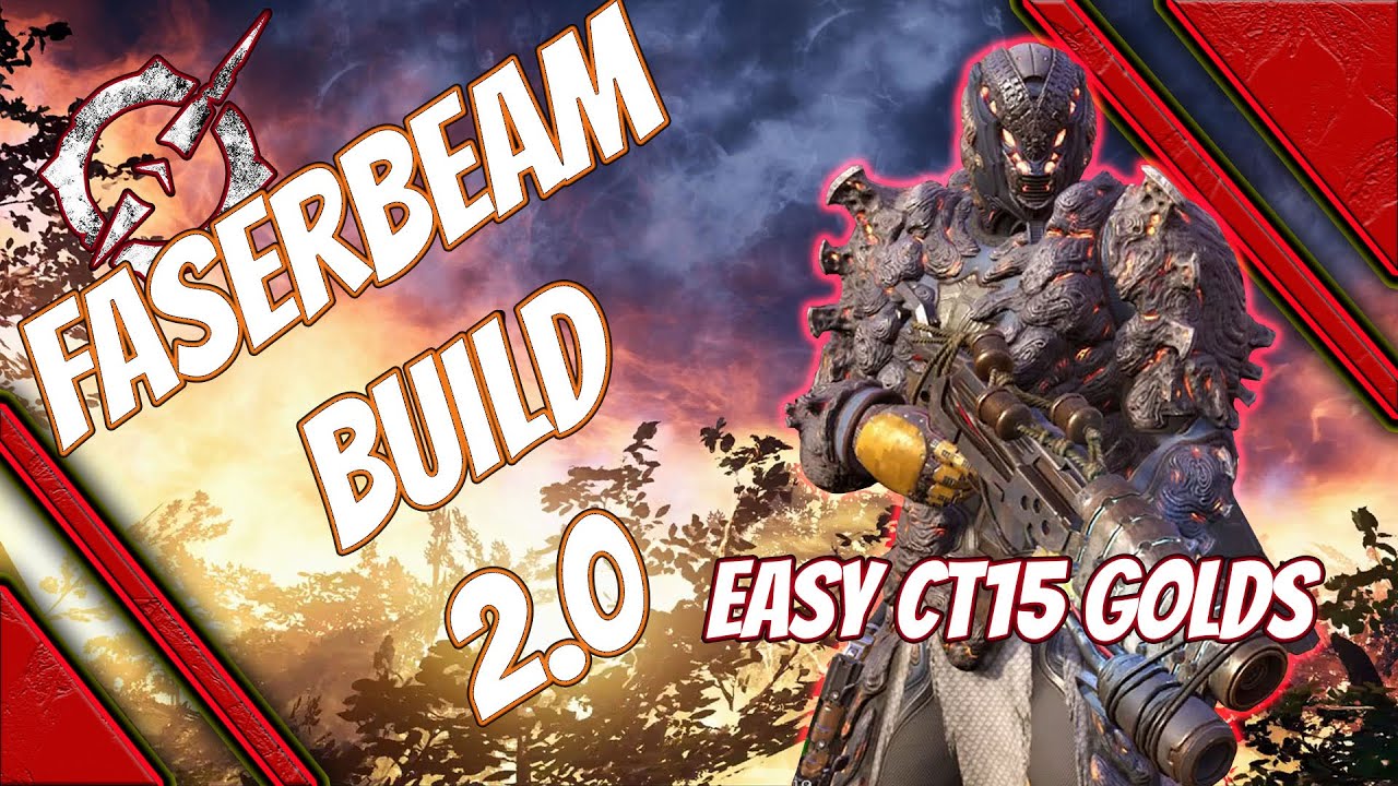 Outriders pyromancer faserbeam build 2.0 - mitigation tank crazy damage easy ct15 gold solo and coop