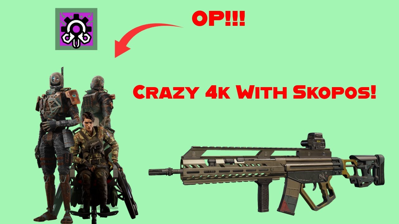 Epic Rainbow Six Siege Comeback! Crazy 4K With Skopos!