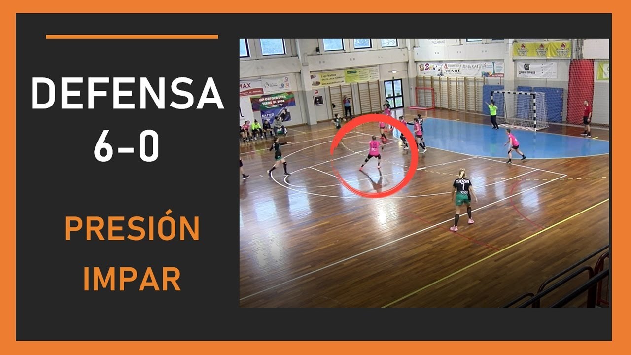 Ejercicios de defensa (presión impar) // Handball