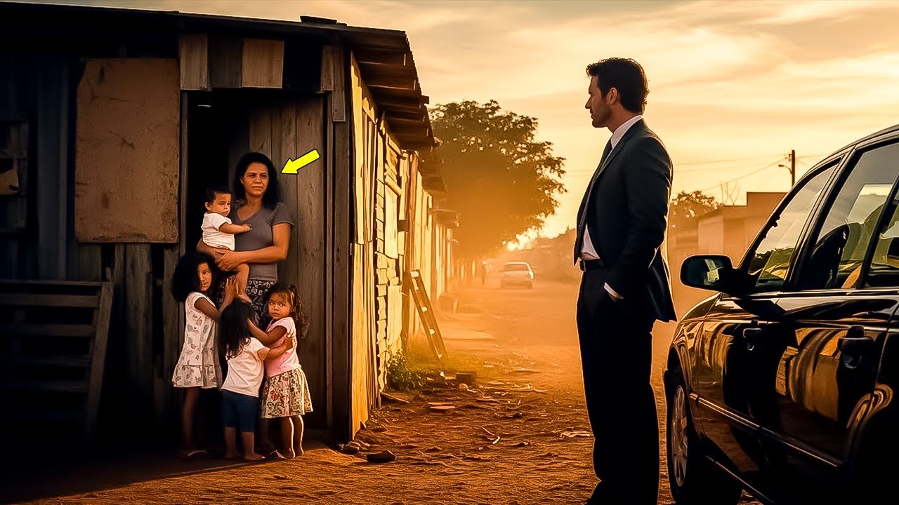 O MILIONÁRIO SEGUIU SUA EMPREGADA E VIU EM UMA CASA VELHA COM SUAS 4 FILHAS… E ELAS REVELAM TUDO