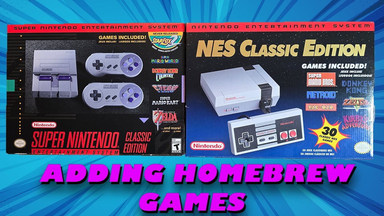 Как добавлять и играть в Homebrew-игры на консоли NES/SNES Classic Edition