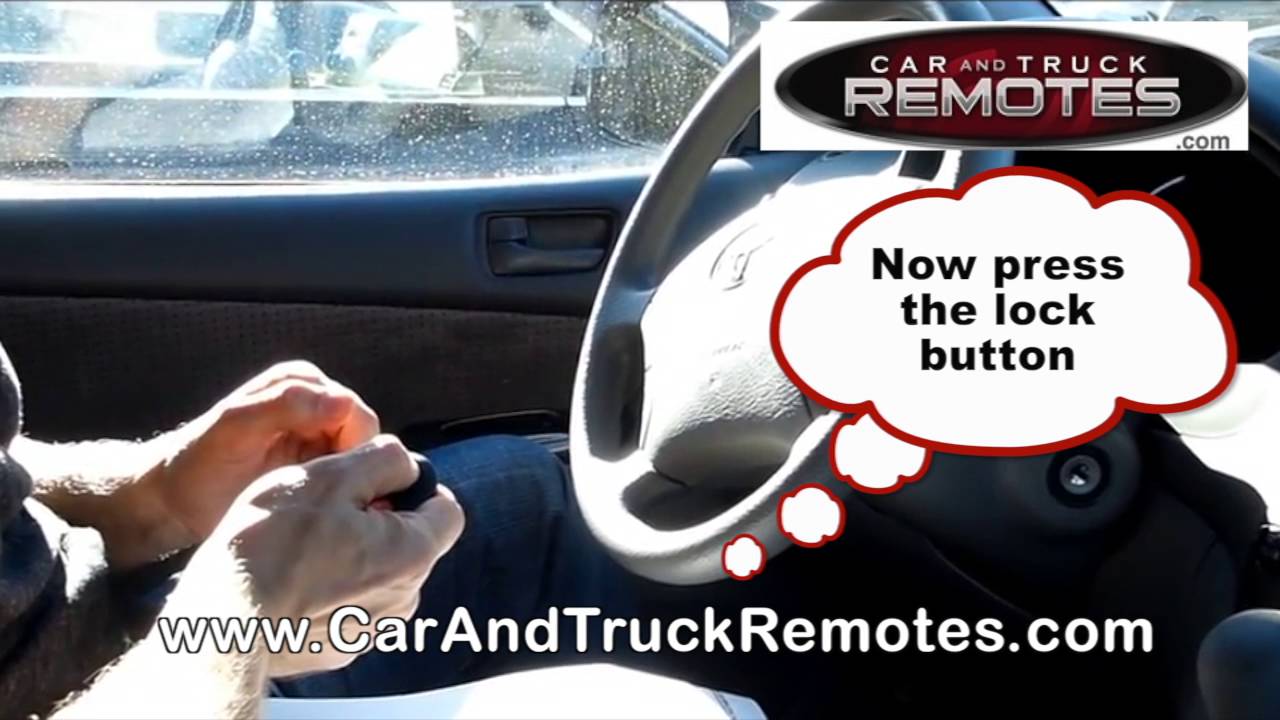 Toyota 4Runner Replacement Remote Programming 1999 2009