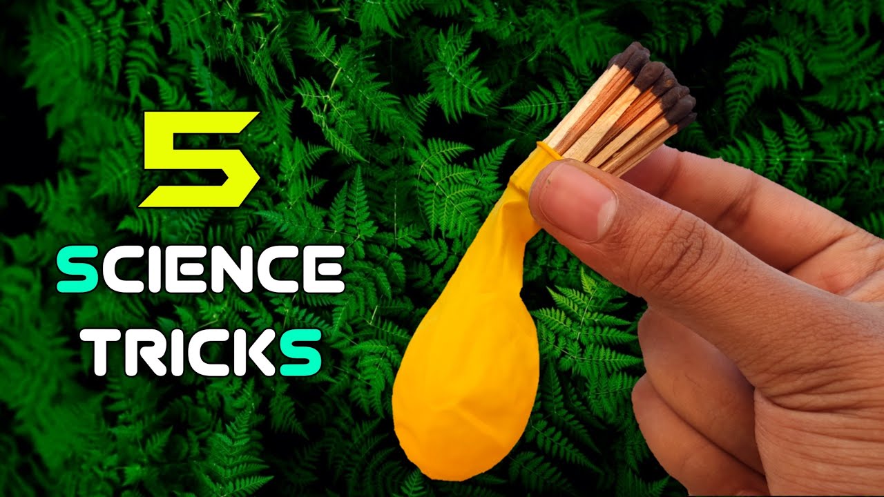 5 Cool science experiments and tricks || You should try at home || Creative Hacker