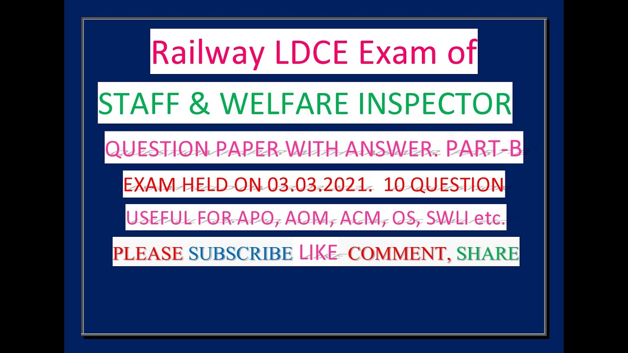 WLI BIKANER DIVISION 03 03 2021 PART B